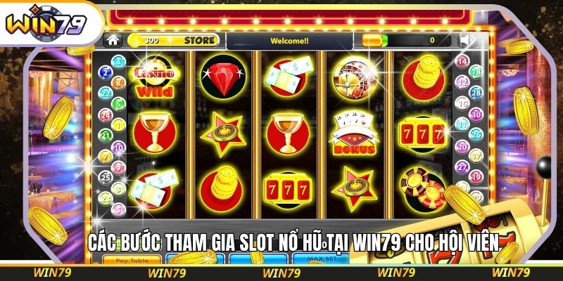 Các bước tham gia slot nổ hũ tại WIN79 cho hội viên
